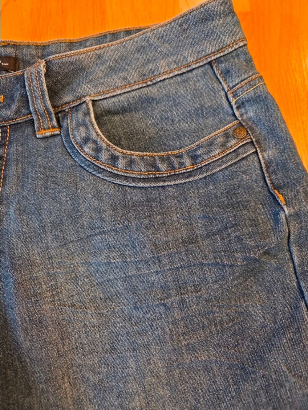 George cuffed denim short - Picture 3 of 12